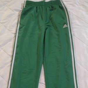 Adidas Classic Track Pant Green/White Women"s Sz L